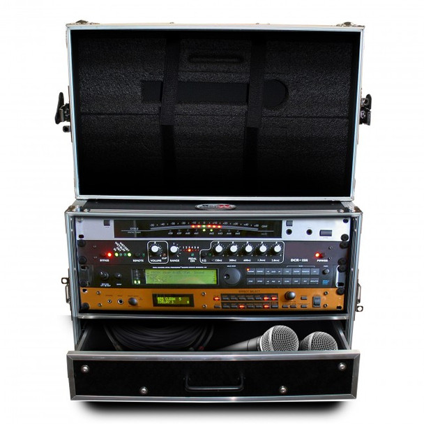 ProX Flight Case ATA Style Rack Case 14 In. Deep 4U W-2U Drawer