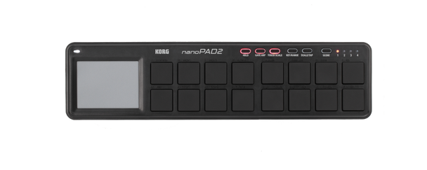Korg Nano Pad 2 (Black) Portable MIDI Drumpad/Controller