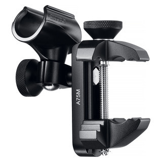 Universal Microphone Mount with Large and Small Clip Adapters and Universal Threaded Adapter Post