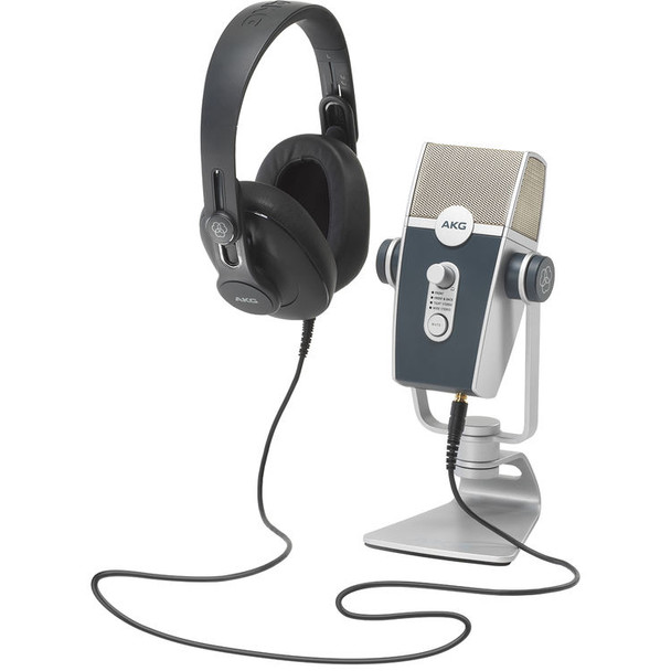 AKG Podcaster Essentials Podcast Toolkit with Lyra USB Mic and K371 Headphones