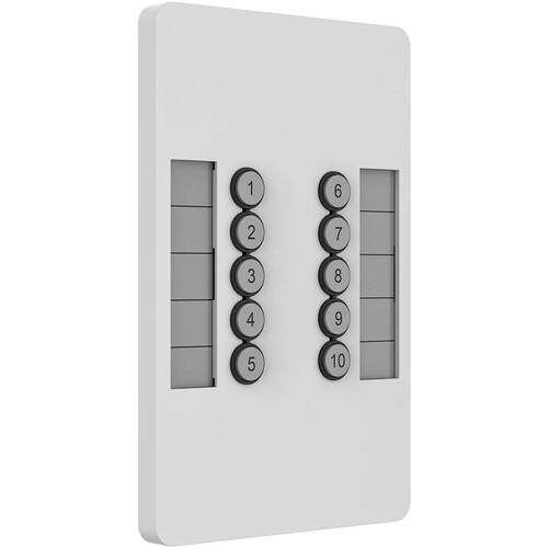 Chauvet Professional GeNetix 10Scene Wall Plates Dual-Pack for Scene Control Interface in Lighting Systems, US Standard (CHAMSS10SCENEUS)