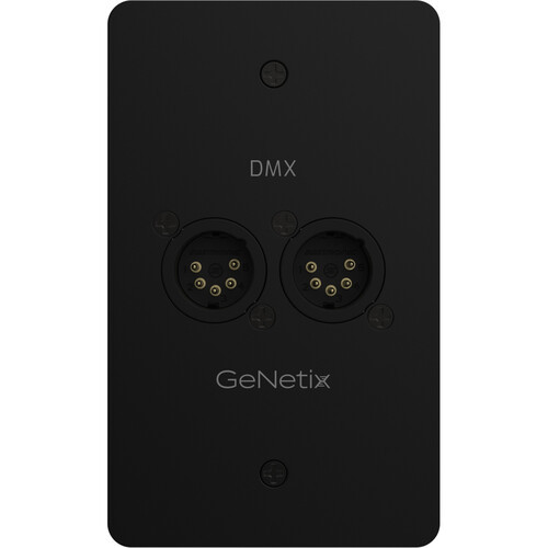 CHAUVET Professional GeNetix Wall-Mount Dual-Port Male XLR DMX Connector (GENETIXDMXWALLDMUS)