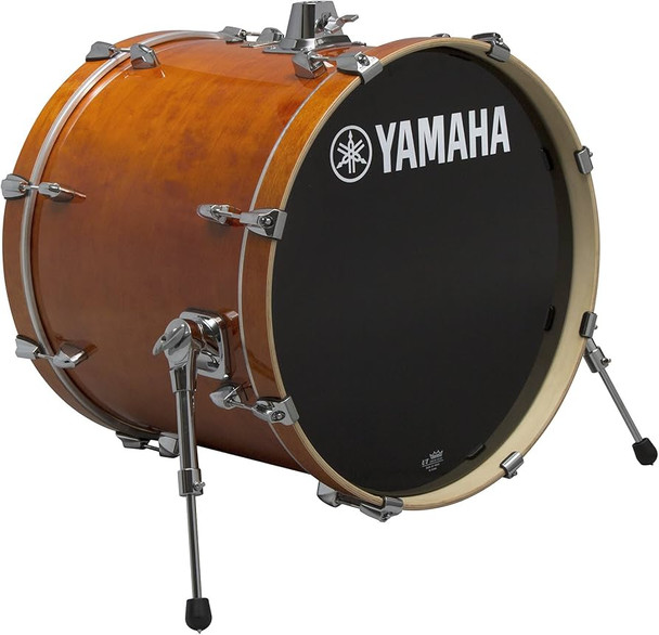 YAMAHA, SBB-2415HA Stage Custom Birch Bass Drum, 24x15 Honey Amber
