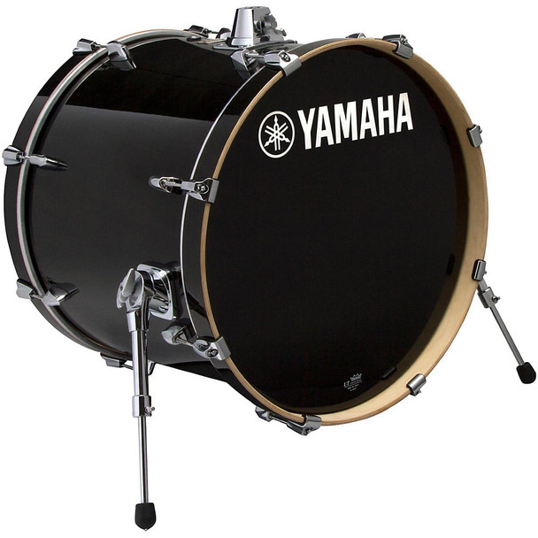 Yamaha, Stage Custom Birch 24"x15" Bass Drum - Raven Black, SBB-2415RB