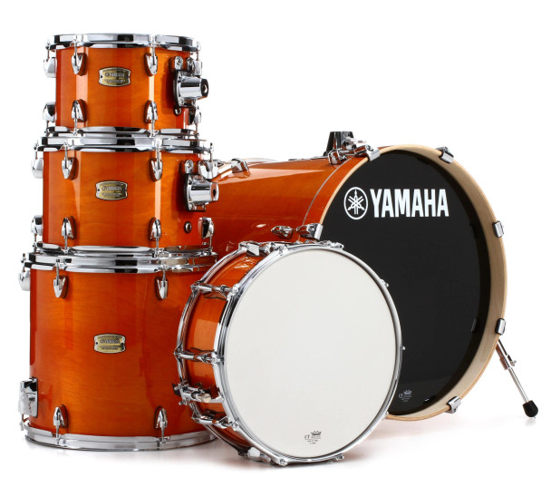 Yamaha SBP0F50 Stage Custom Birch 5-piece Shell Pack - Honey Amber