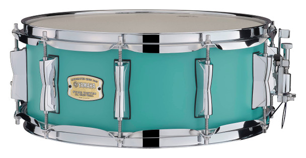 Yamaha, SBS-1455 Stage Custom Snare Drum 14x5.5 Matte Surf Green, SBS-1455MSG