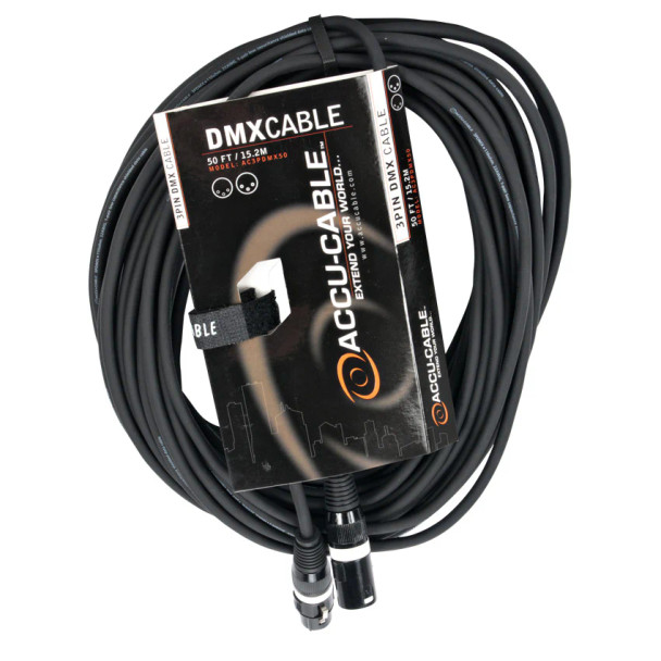 ADJ 50 FOOT, 3 PIN DMX CABLE