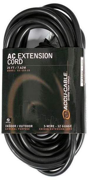Accu-Cable Extension Cord - 25 feet