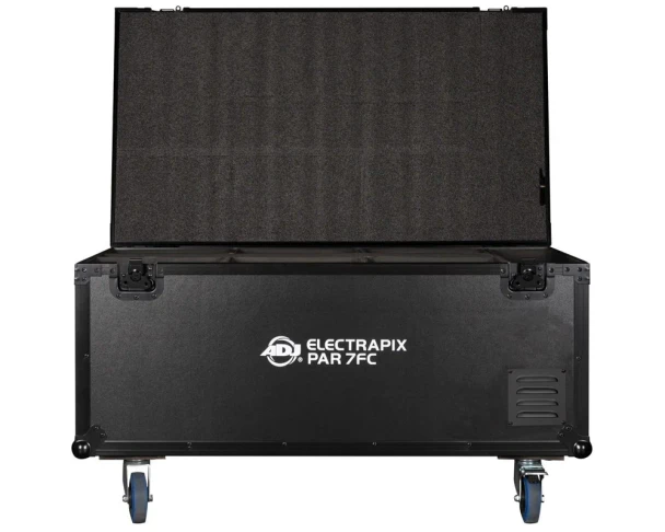ADJ ElectraPix Par 7FC; flight case