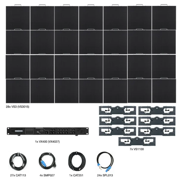 ADJ VS3 7x4 LED Video System Package with 28 VS3 Video Panels (VS3 7X4)