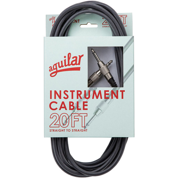 Aguilar 20ft Instrument Cable Straight to Straight (AGINST20SS)