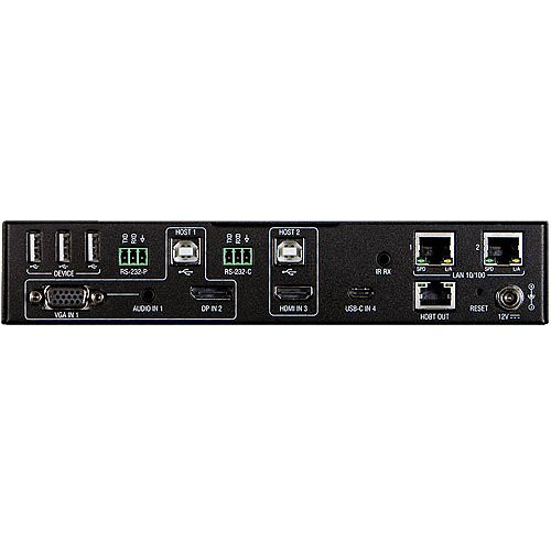 AMX CTC-1402 Conferencing Connectivity and Transport Kit with 4K60 4:4:4 Switching, Scaling, and Long-Distance AV Signal Transport, Includes Transmitter and Receiver for Complete Conference Room Connectivity Solution, (FG1010-910)