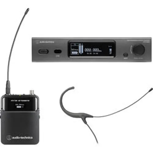 Audio-Technica 3000 Series Wls Sys (4th gen)|3000 Series Wireless System (4th gen) includes: ATW-R3210 receiver and ATW-T3201 body-pack transmitter with BP892xcH-TH MicroSet (beige) omnidirectional condenser headworn microphone, 530-590 MHz