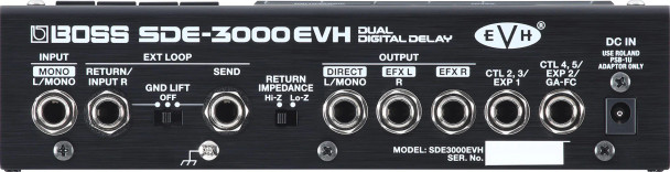 Boss SDE-3000EVH Dual Digital Delay Pedal