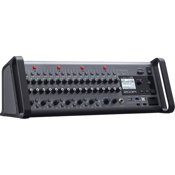 Zoom LiveTrak L-20R Rackmount Multitrack Recorder and Mixer with Remote Control Capability (ZL20R)