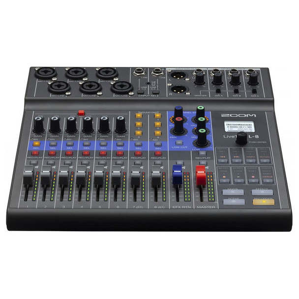 Zoom LiveTrak L-8 Portable 8-Channel Digital Mixer and Recorder  (ZL8)