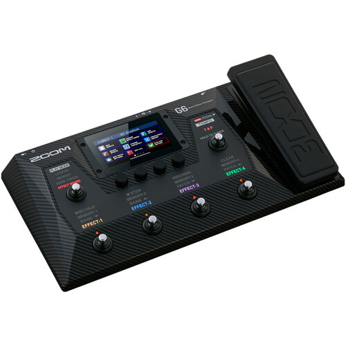 Zoom G6 Multi-Effects Processor with Expression Pedal for Guitarists (ZG6)