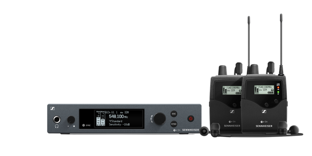 Sennheiser EW IEM G4-TWIN-A1 Wireless Stereo In-Ear Monitoring Twin Set (509613)