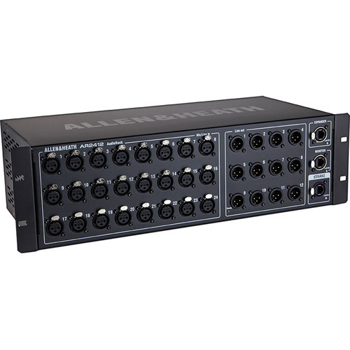 Allen & Heath AR2412 AudioRack 24x12 Stagebox System (AH-AR2-2412-BLK)