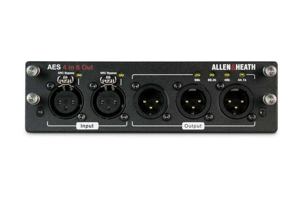 A AES3 Module with 4 inputs x 6 outputs w/ SRC 32kHz to 192kHz