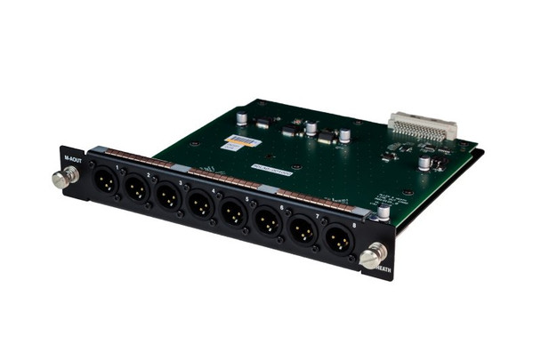 Allen & Heath DX32 8-Channel Analog Output Module – Expansion Card for DX32 System (AH-M-DL-AOUT-A)