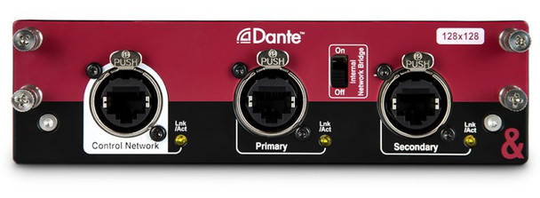 Allen & Heath 128-Channel Dante Network Module – 96kHz High-Capacity Audio Interface Card (AH-M-DL-DANTE128-A)