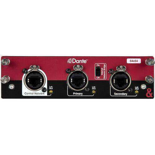 Dante 64x64 Audio Networking Card for dLive and Avantis Mixers