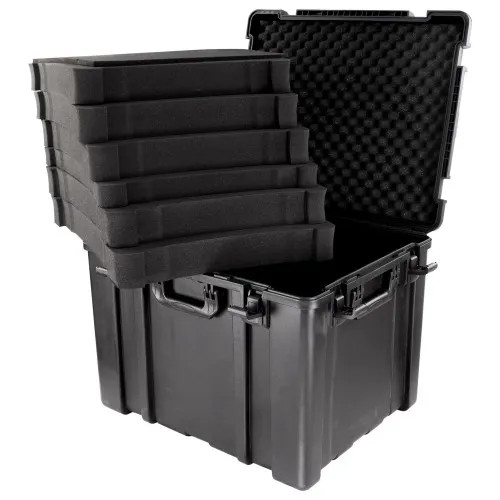 25.5″ x 20.5″ x 18″ Bottom Interior with Pluck Foams Injection-Molded Utility Case
