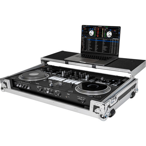 Headliner HL10008 Flight Case w/ Laptop Platform & Wheels for DDJ-REV7