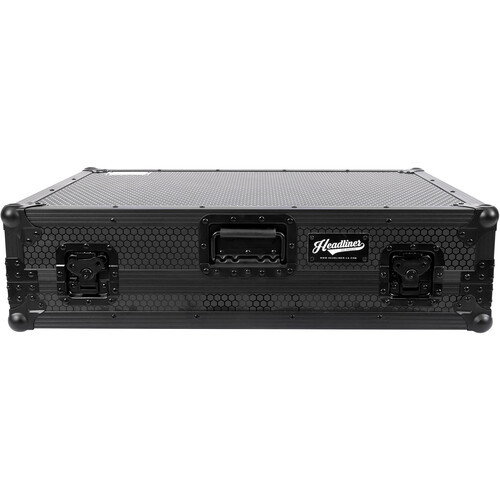 Headliner HL10013 Pitch Black Flight Case w/ Laptop Platform & Wheels for DDJ-FLX10