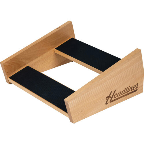 Headliner, HL23010, Catalina Stand for Akai Pro MPC One / MPC One+ with Ergonomic Angled Wooden Desktop Design