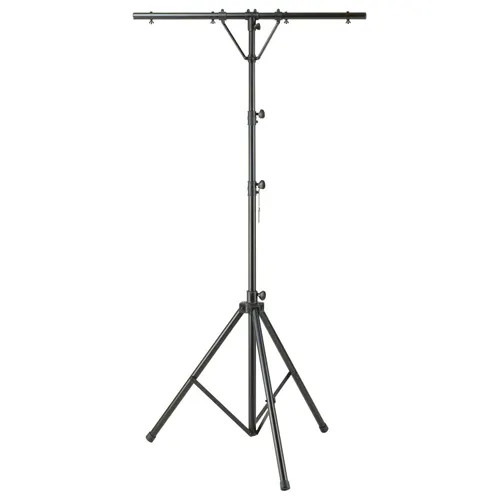 12' Tall Black Lighting Tripod Stand with Top T-Bar