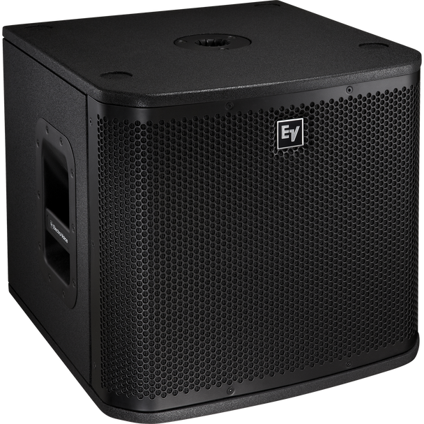 Electro-Voice ZXA1 12" Powered Sub Front View Angled