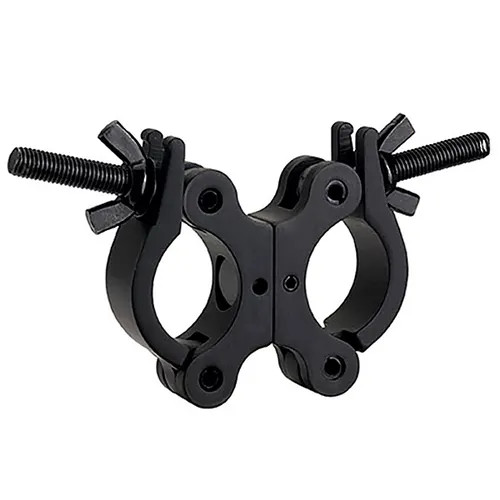 Pro Swivel Dual Coupler, Fits 2" Tube, 660 lb Load, Black