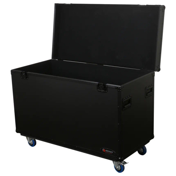 Black 46" x 27.5" x 21.5" Interior Utility Truck Pack Touring Flight Case