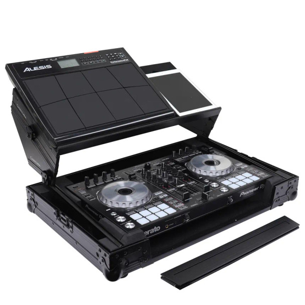 Black Pioneer DDJ-SR2 Flight Case with Glide Platform