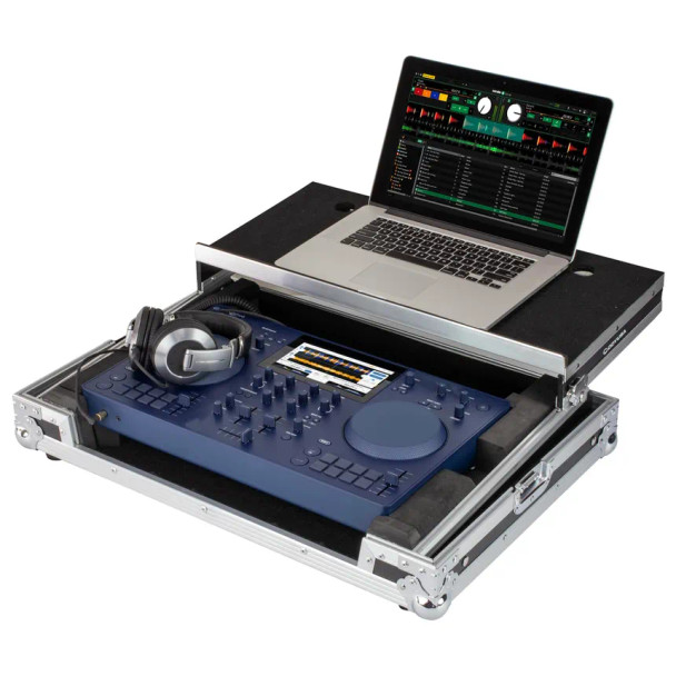 AlphaTheta OMNIS-DUO Flight Case with Glide Style Laptop Platform
