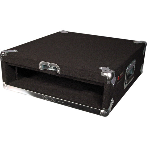 Pro 2U Carpeted Amp Rack Case