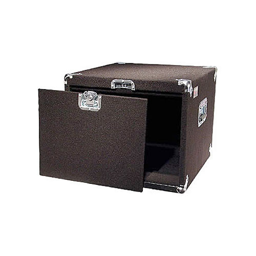 Pro 8U Carpeted Amp Rack Case