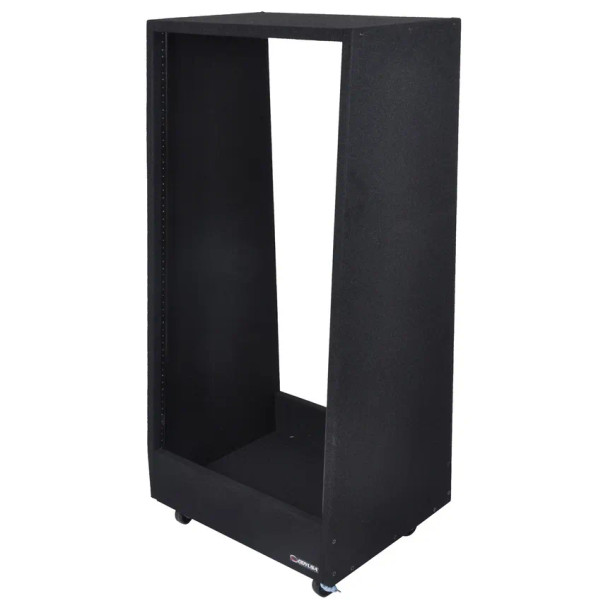 20U Carpeted Pro Studio Rack with Wheels