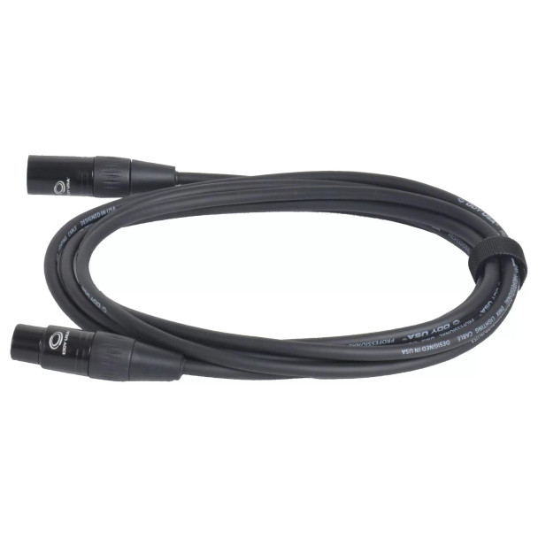 XLR Male to XLR Female DMX Cable – 3P Pro (3 ft)