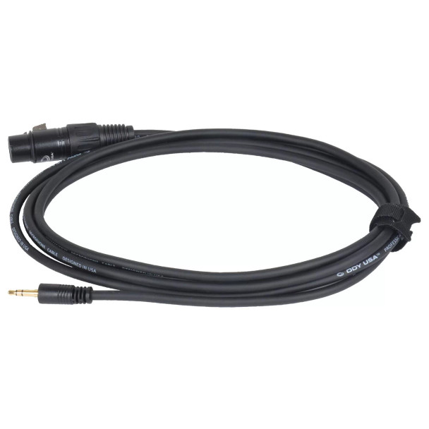 1/8″ Stereo Male to XLR Female Pro Microphone Cable (10 ft)