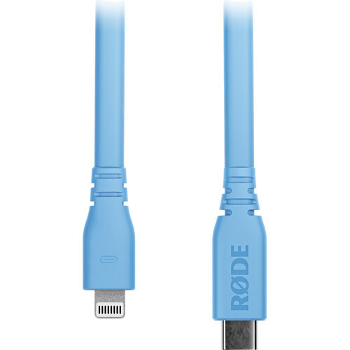 RODE SC19 Lightning to USB-C Cable Blue