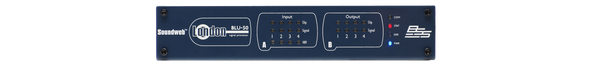 BSS BLU-50 4 analog mic/line input, 4 analog output, networked signal processor w/ BLU link