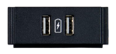 HPX-N102-USB-PC Dual USB Power Module with Printed Charging Symbol
