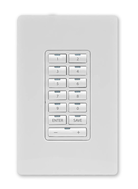 MET-13E Metreau® 13-Button Ethernet Keypad WHITE