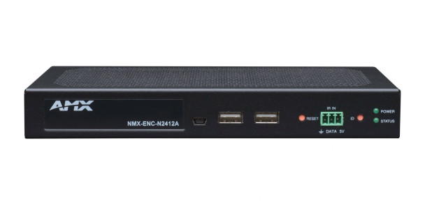 NMX-ENC-N2412A Encoder JPEG 2000 4K60 4:4:4 & HDR Video Over IP Encoder, Stand Alone with POE+, KVM, & AES-67