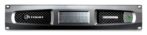 DCi 8|300N Eight-channel, 300W @ 4Ω Power Amplifier with BLU link, 70V/100V