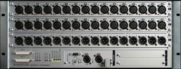 Soundcraft VIX000 Breakout Panel  OPT 1SB/2C Optical 2U Panel for 1 x SB