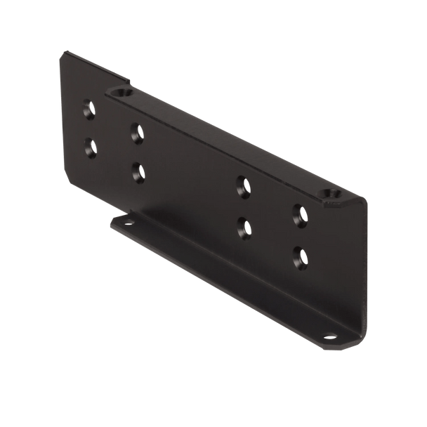 Shure Universal Mounting  Bracket for Connecting Two Half Racks. Mounts an Extruded Chassis to a Side-Mount Chassis. (Ex: DFR11EQ to UC4, P4M to P6T)